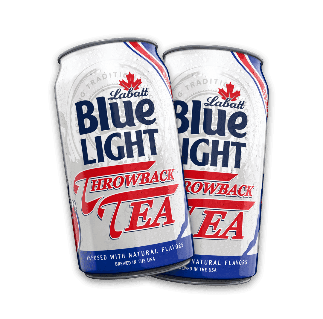 Labatt Throwback Tea Cans