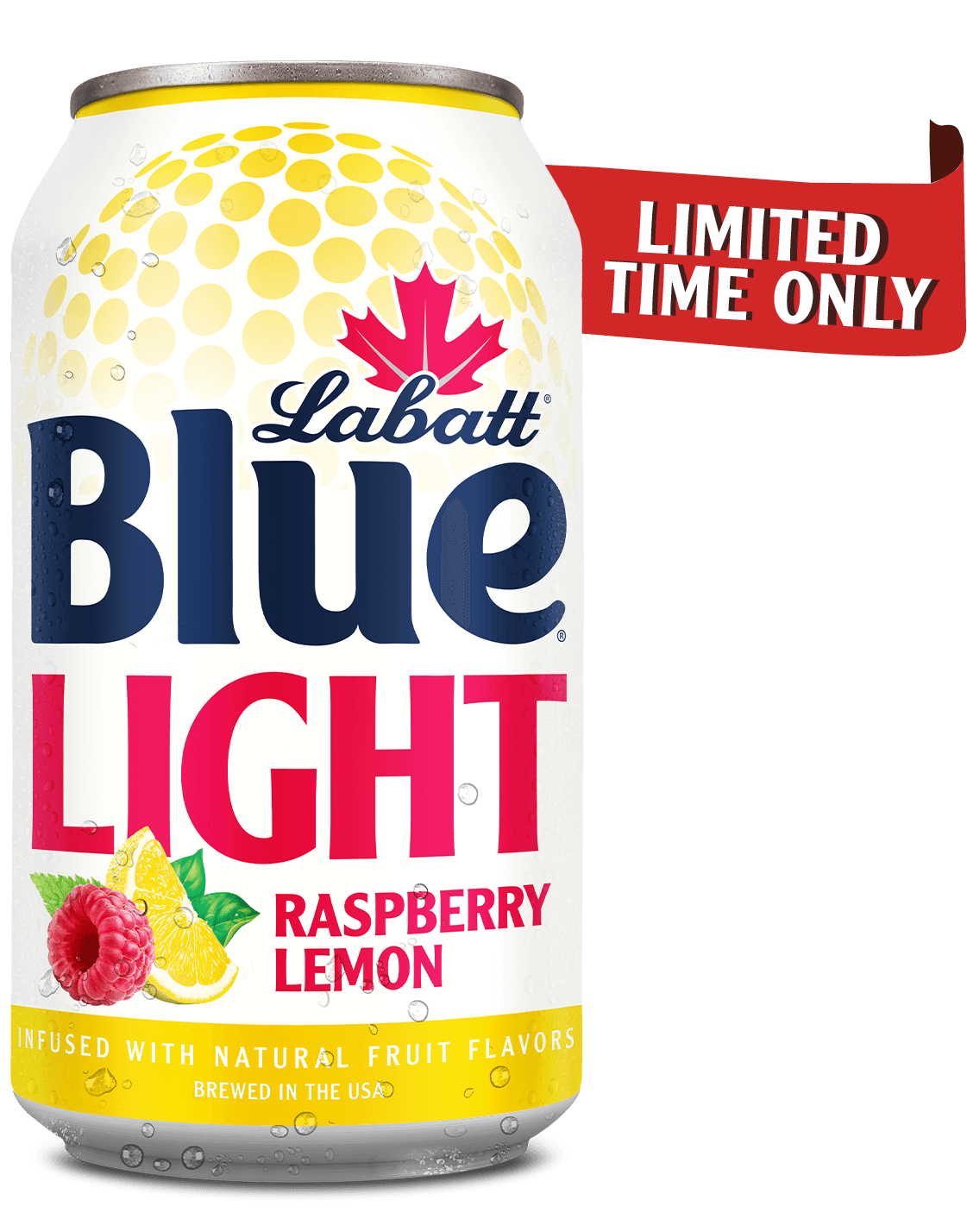 Labatt Blue Light Raspberry Lemon Can